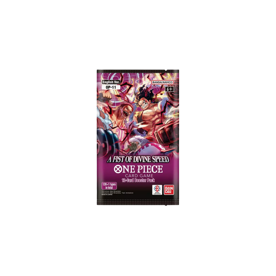 op11 booster box english OP11 Booster Box English A Fist of Divine Speed Booster Box Display Factory  Sealed for OP11 One Piece English TCG (24 Packs) : Amazon.ae: Toys main image 0